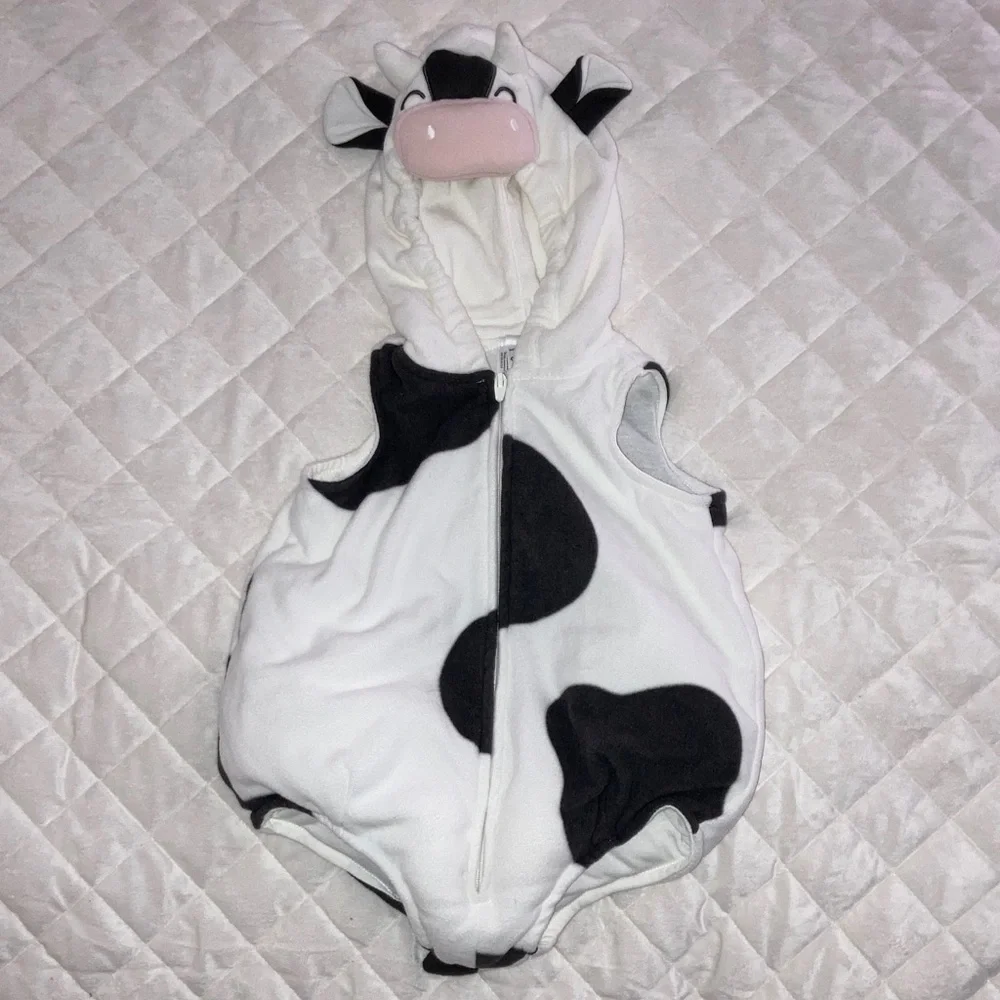 #67. 🆕 NWT - Carter's Black and White Cow Outfit/Costume - Picture 4 of 8
